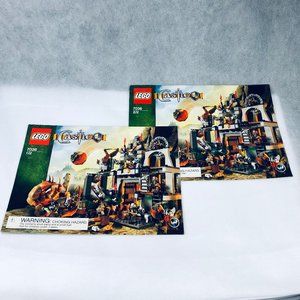 Lego Castle 7036 Dwarves' Mine - 2 x Instruction Booklets Only